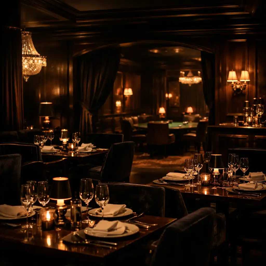 Ambiance du restaurant et salon privé
