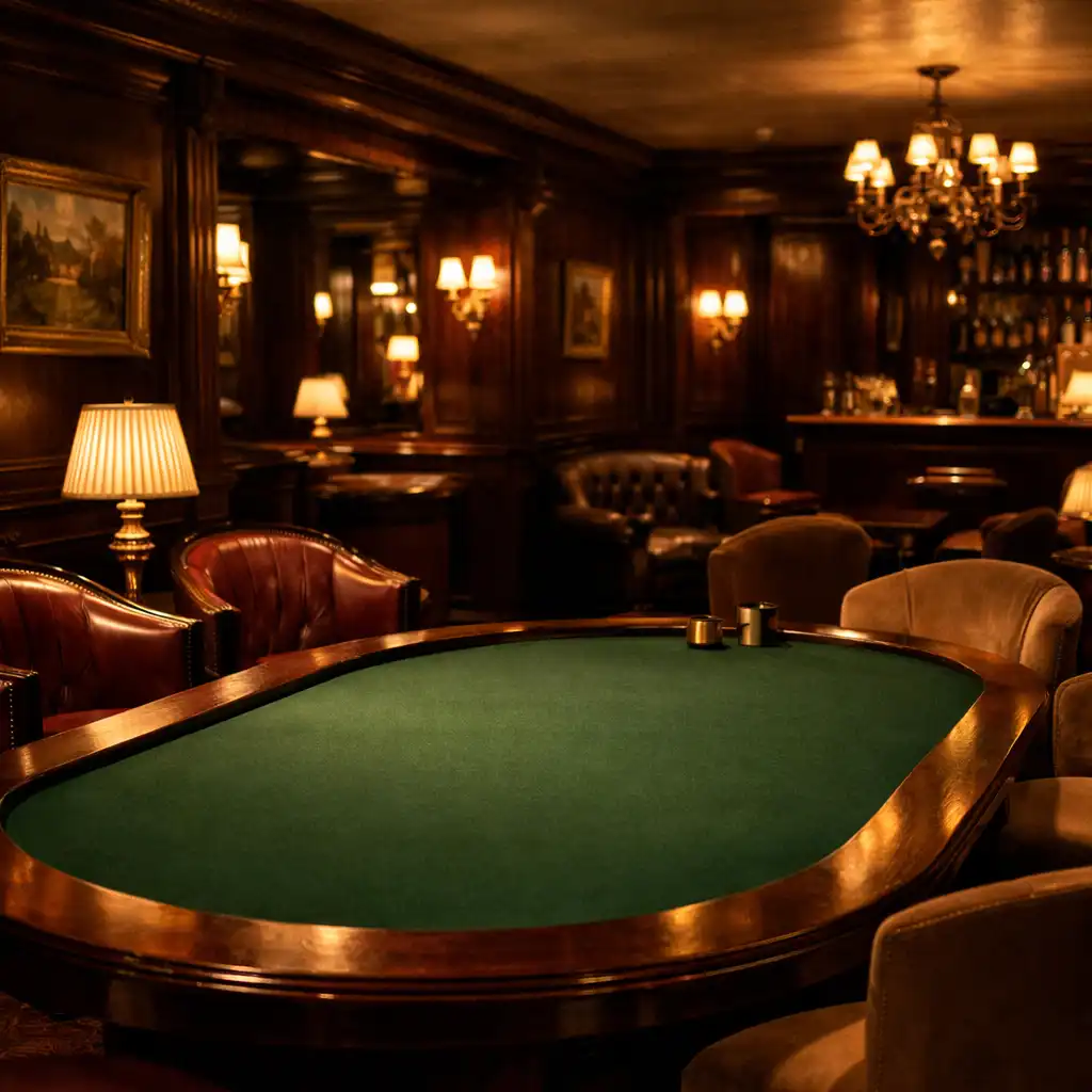 Salon de poker élégant